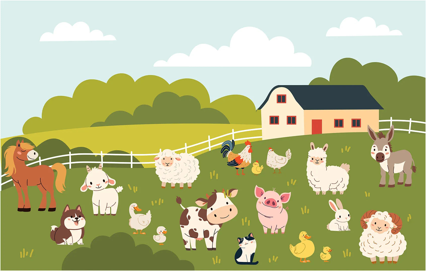 Where a Horse, a Cow, and a Pig are the Best of Friends