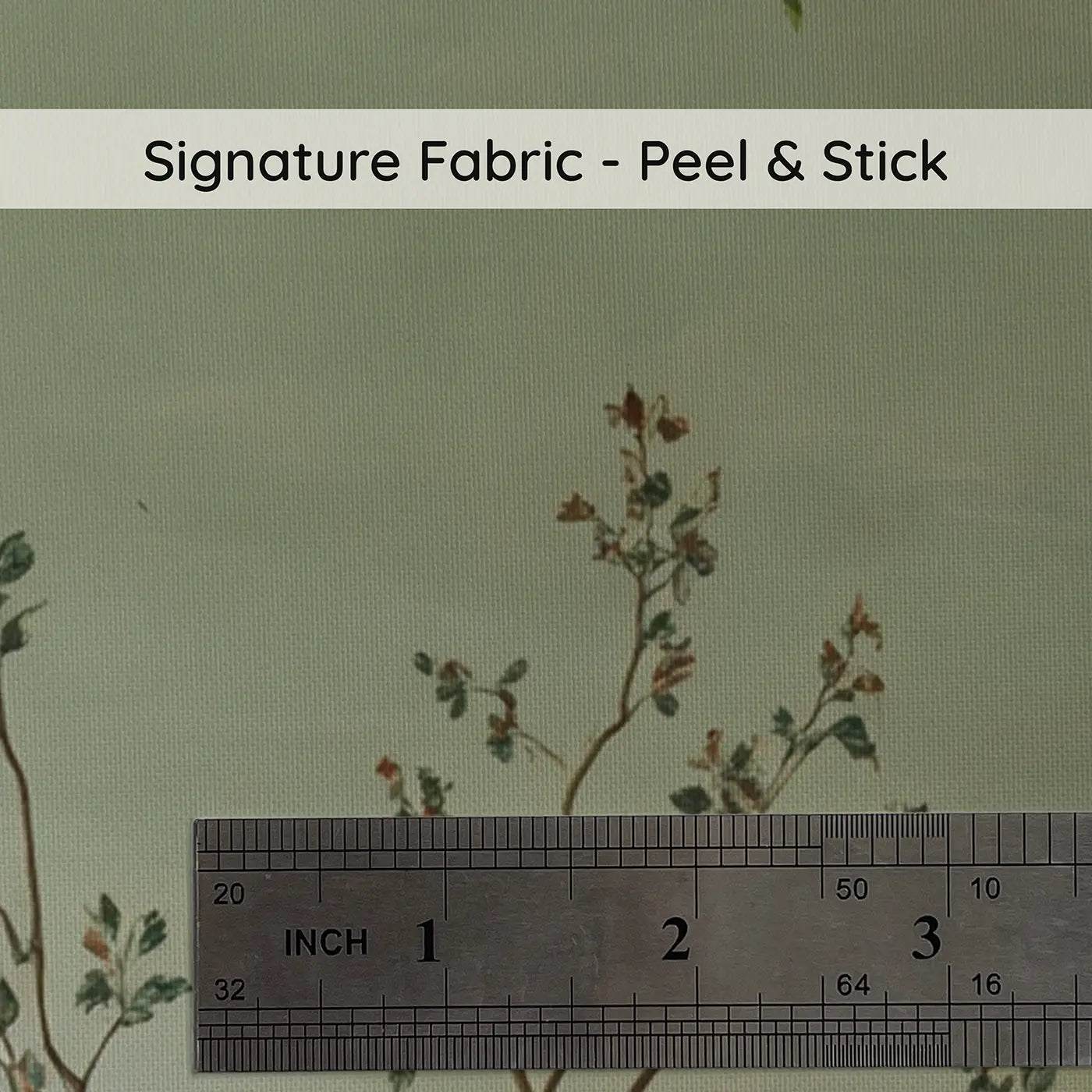 Fabric texture close-up of Hanging Plants Different Heights Wallpaper Mural by Whimsy Tots