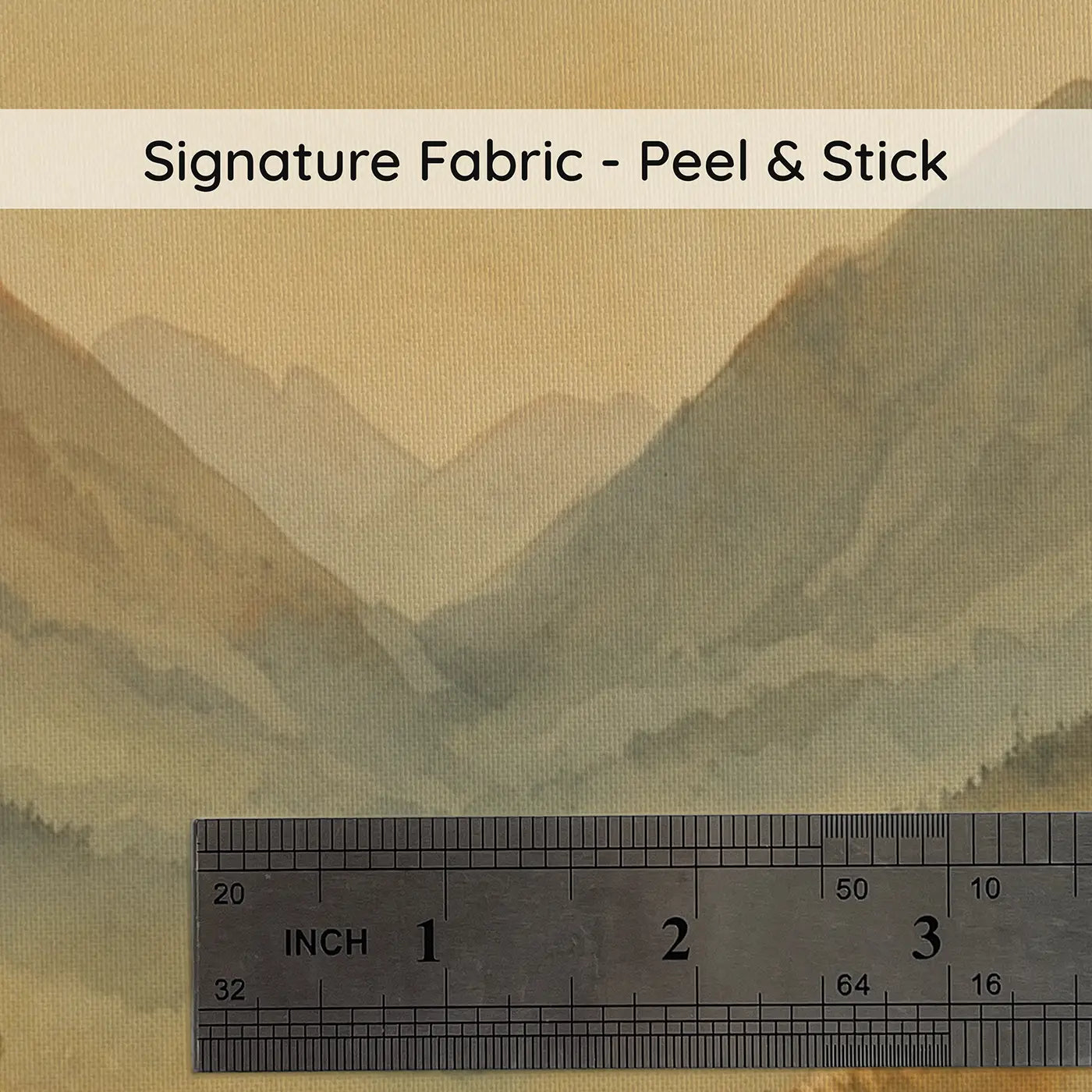 Fabric texture close-up of Twin Peaks Valley Wallpaper Mural by Whimsy Tots