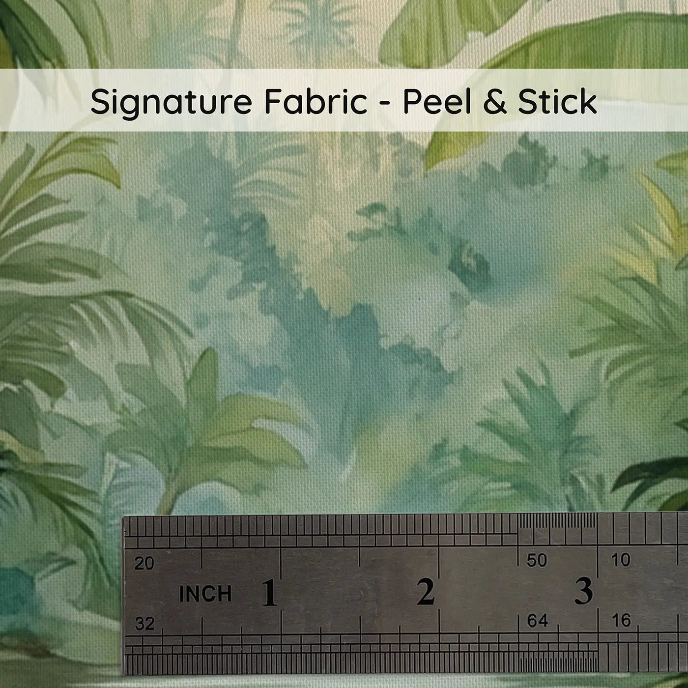 Fabric texture close-up of Monkey and Crocodile River Wallpaper Mural by Whimsy Tots