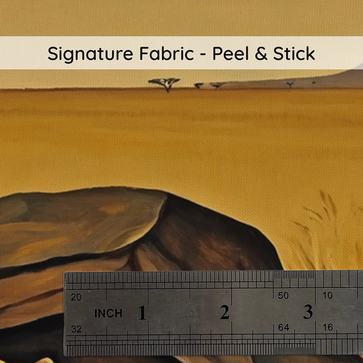 Fabric texture close-up of Lion Cubs Playing Others Wallpaper Mural by Whimsy Tots