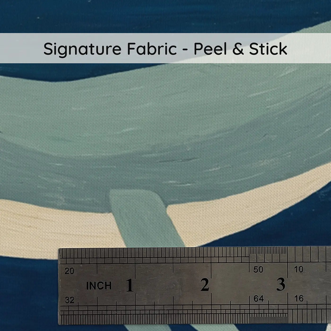 Fabric texture close-up of Arctic Narwhal Fantasy Wallpaper Mural by Whimsy Tots