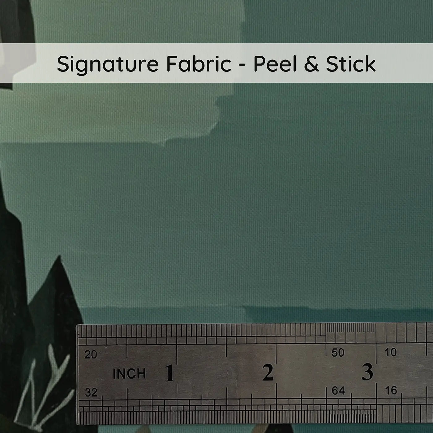 Fabric texture close-up of Cliff Edge Pterodactyl Dawn Wallpaper Mural by Whimsy Tots