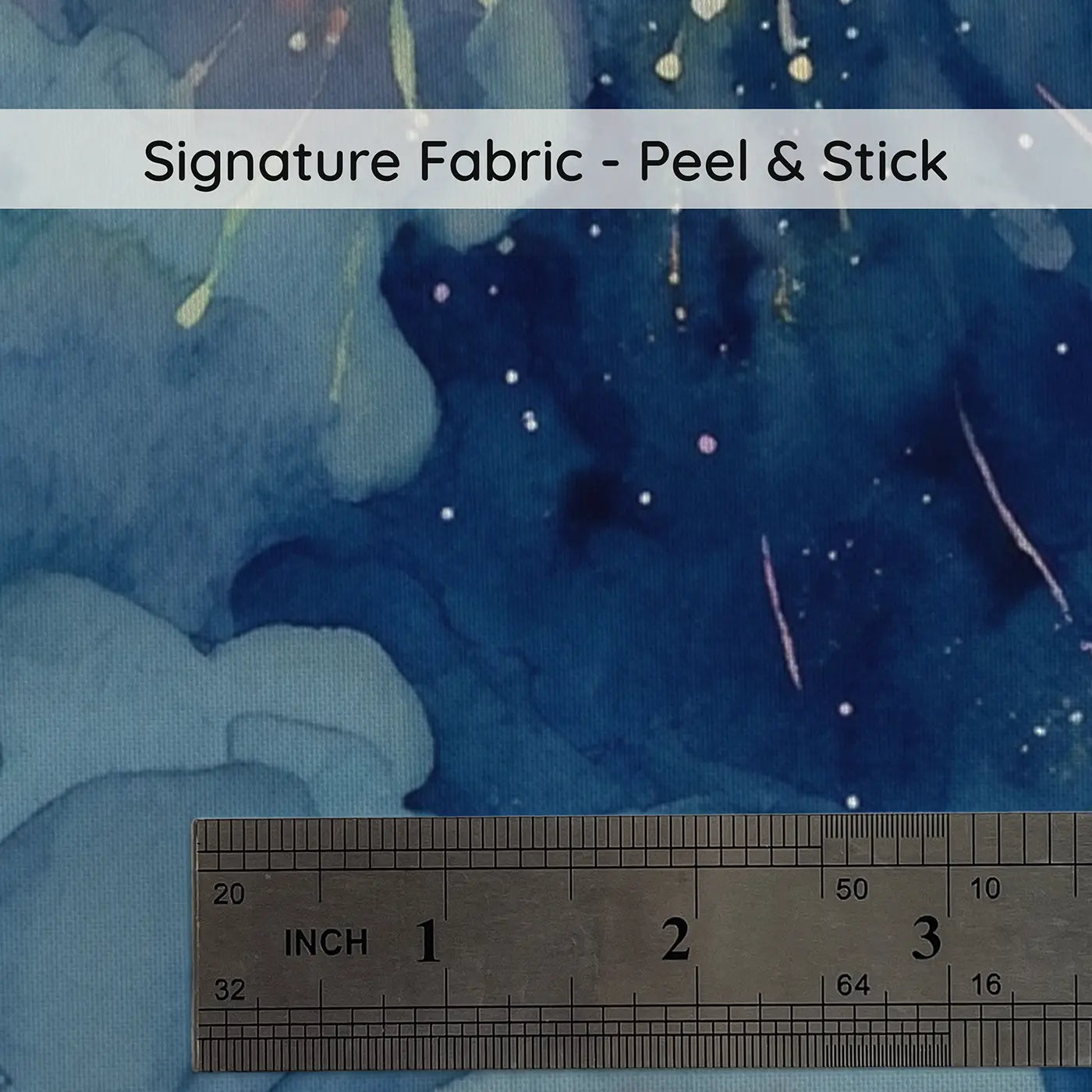 Fabric texture close-up of Firework Smoke Night Sky Wallpaper Mural by Whimsy Tots