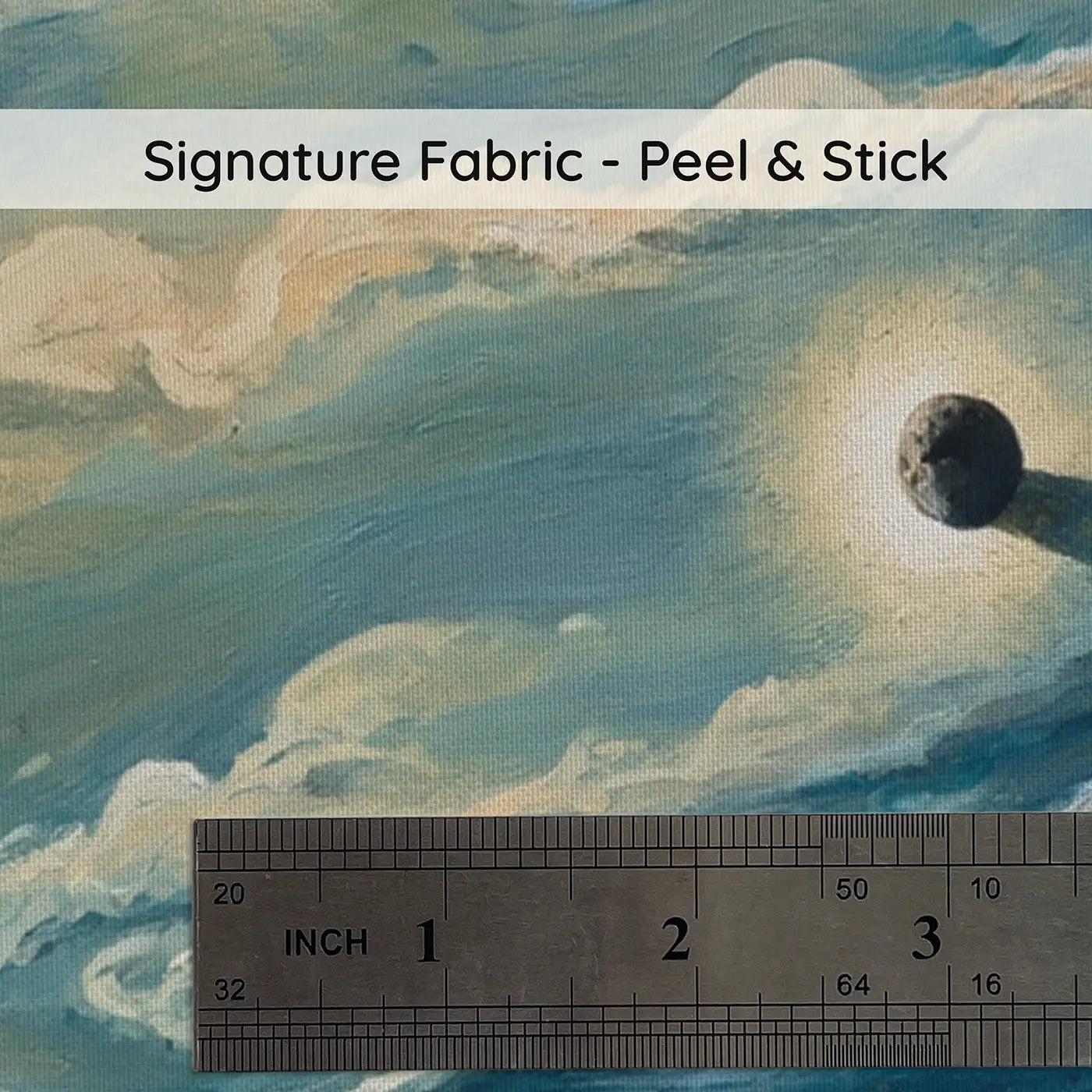 Fabric texture close-up of Distant Exoplanet World Wallpaper Mural by Whimsy Tots
