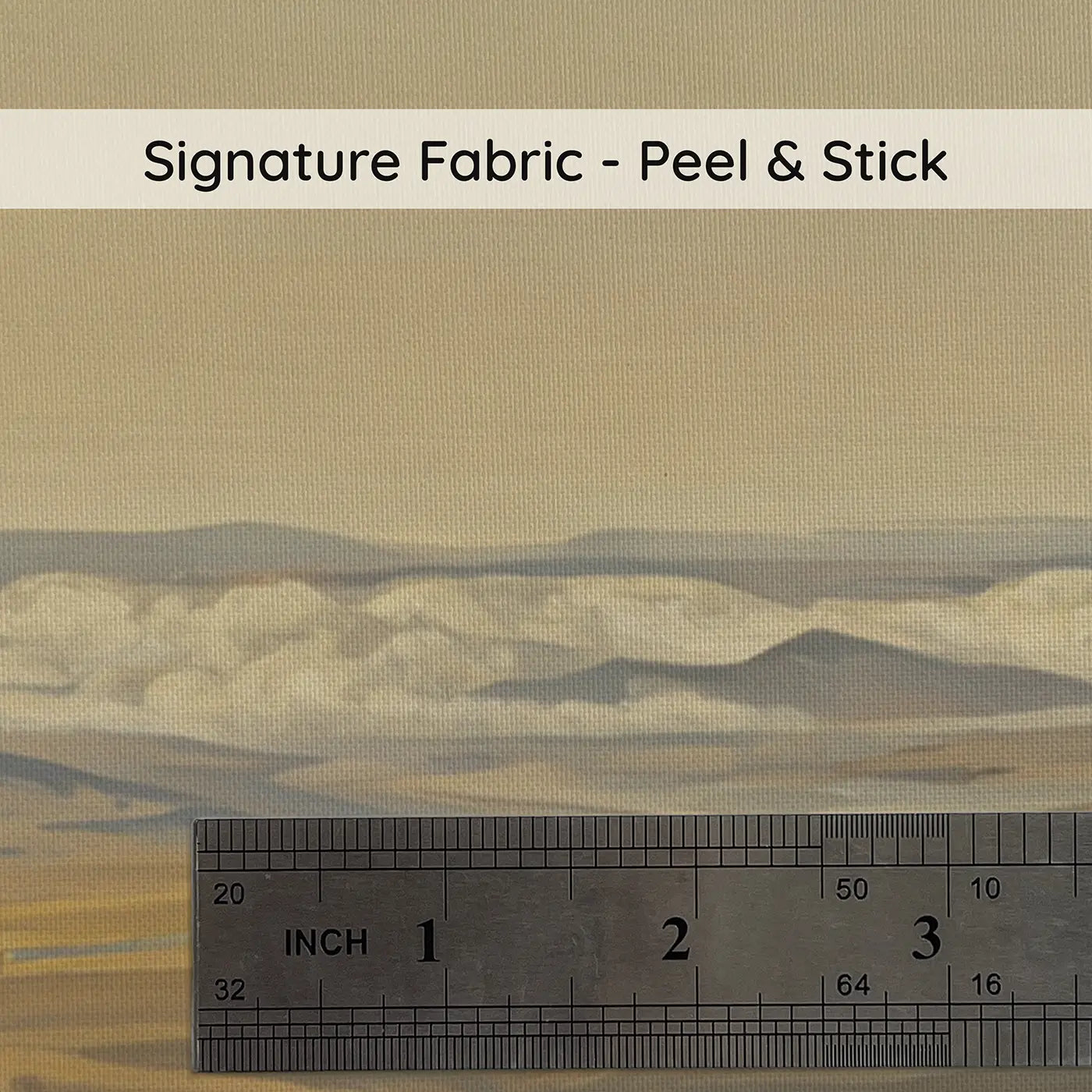 Fabric texture close-up of Mountain Pass Road Above Wallpaper Mural by Whimsy Tots