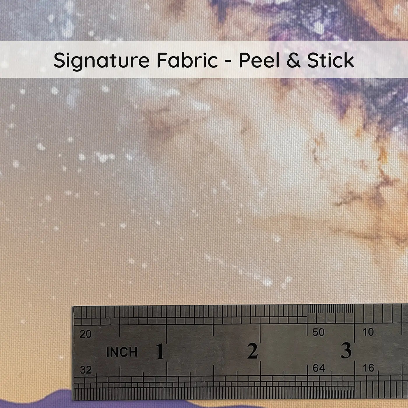 Fabric texture close-up of Desert Milky Way Cactus Wallpaper Mural by Whimsy Tots