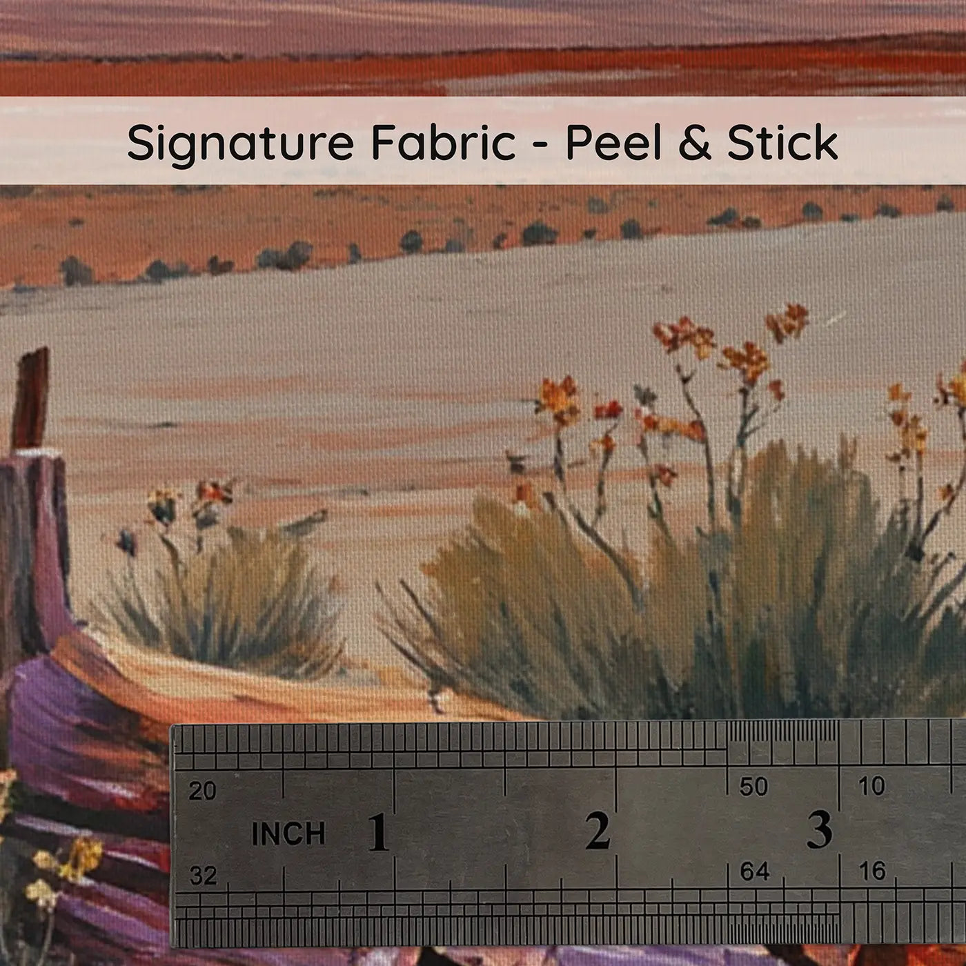 Fabric texture close-up of Petrified Forest Ancient Wallpaper Mural by Whimsy Tots