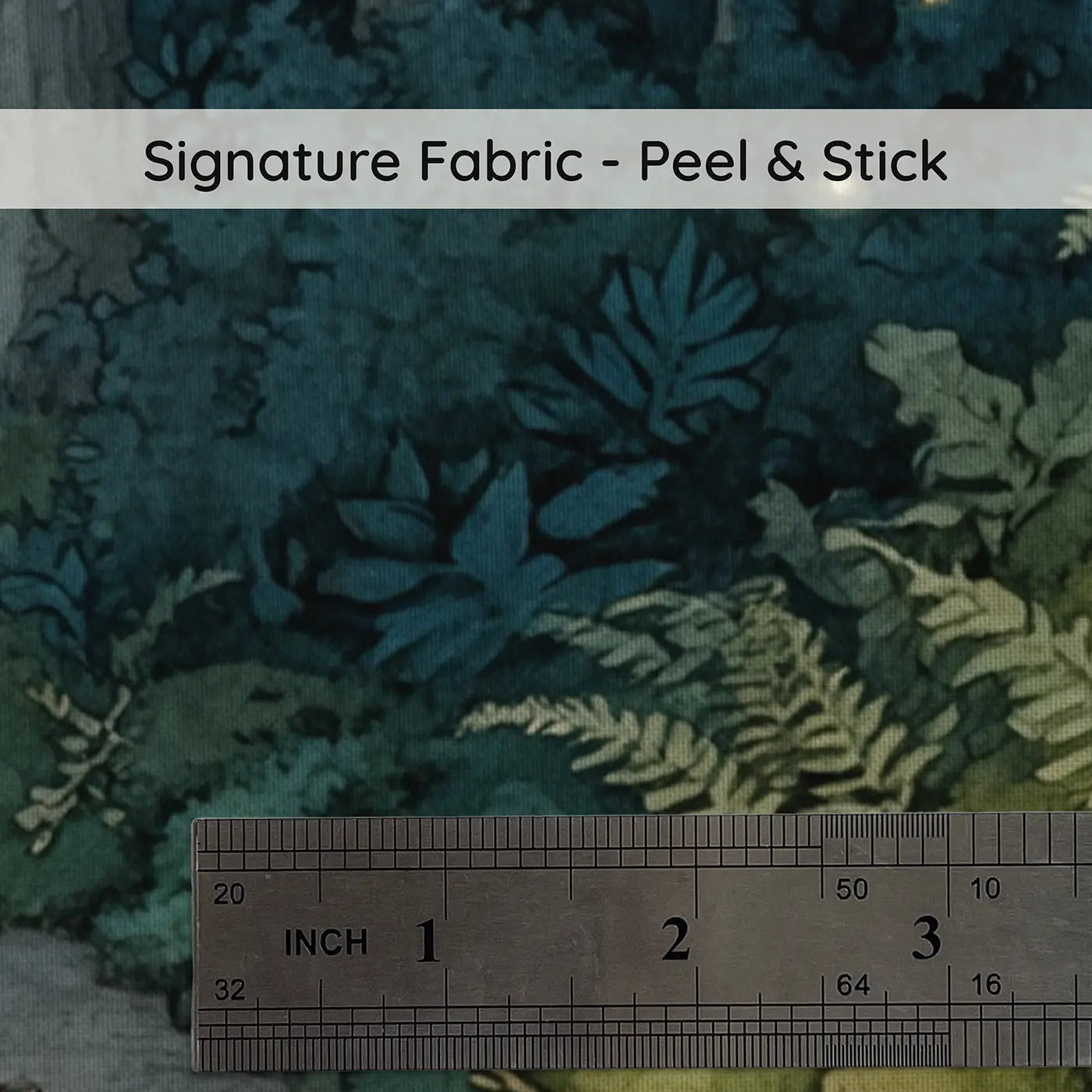 Fabric texture close-up of Fairy Lantern Night Patrol Wallpaper Mural by Whimsy Tots