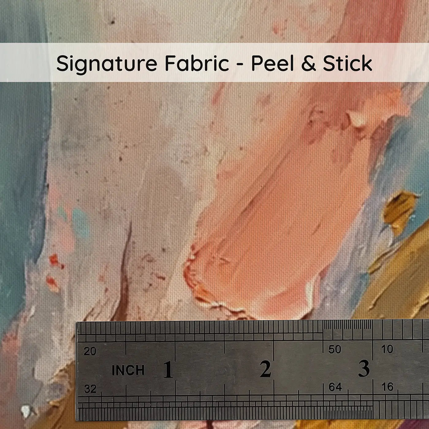 Fabric texture close-up of Dynamic Gestural Abstract Wallpaper Mural by Whimsy Tots