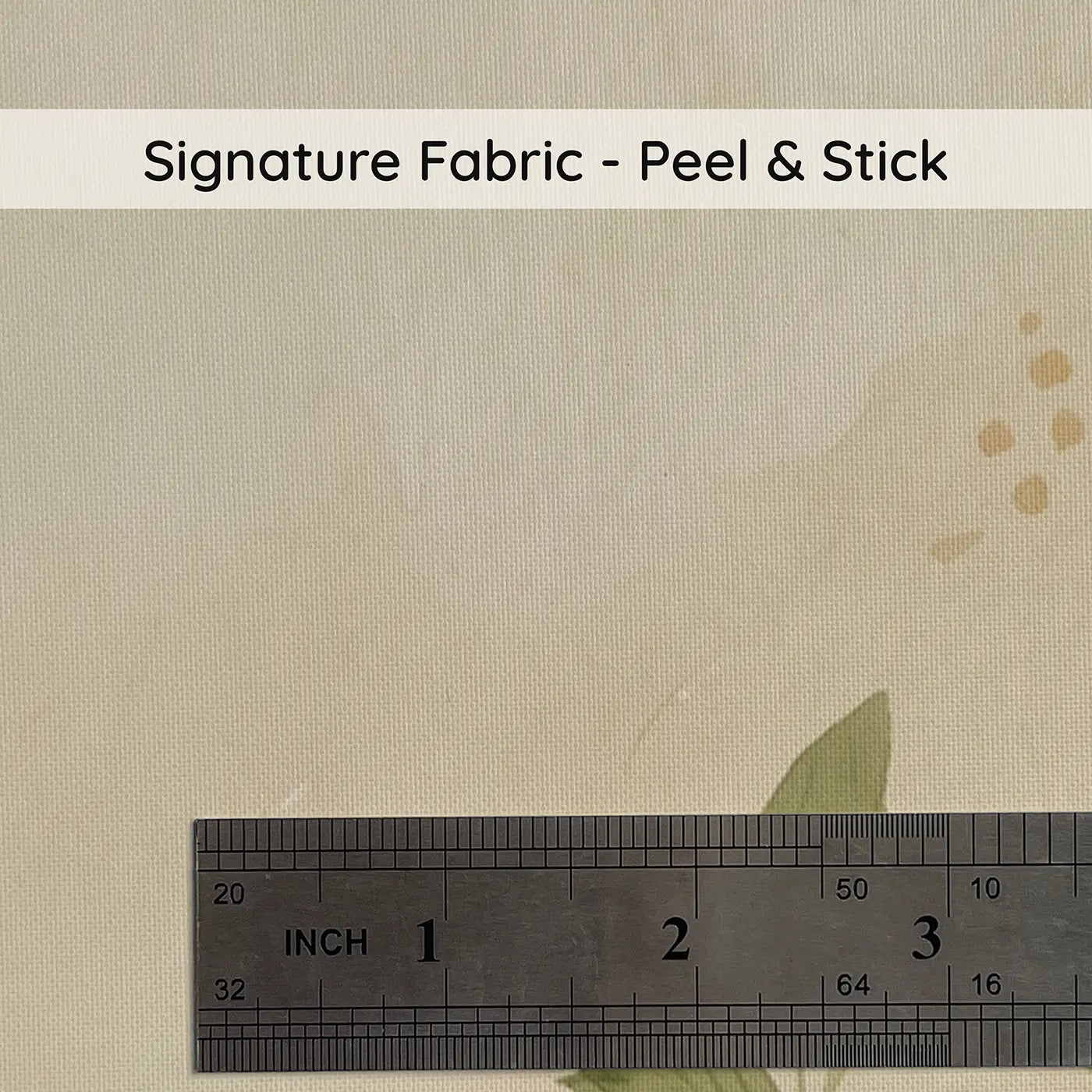 Fabric texture close-up of Botanical Frame Abstract Wallpaper Mural by Whimsy Tots
