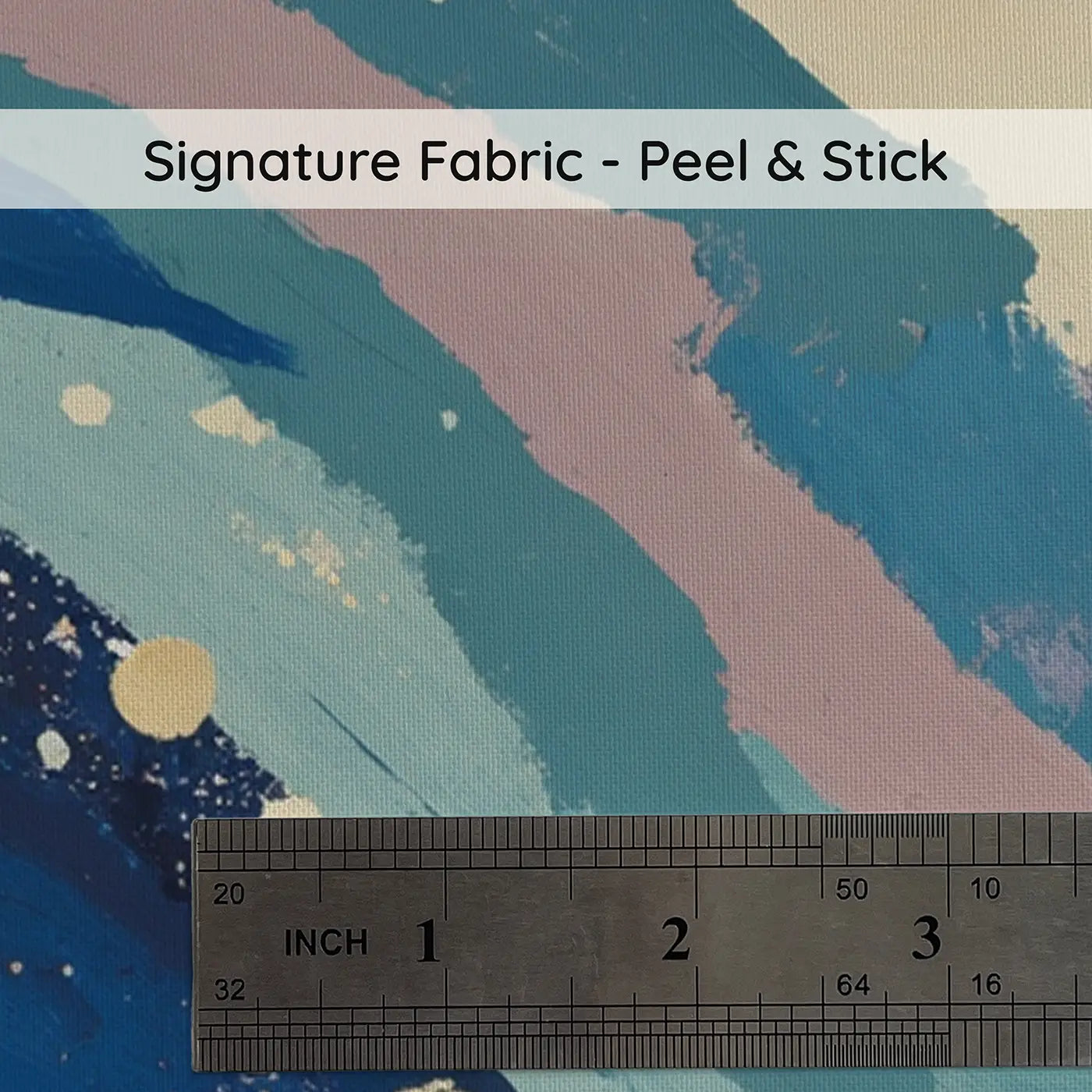 Fabric texture close-up of Cosmic Spiral Abstract Wallpaper Mural by Whimsy Tots