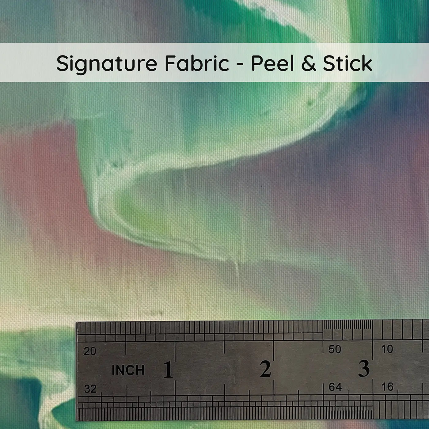Fabric texture close-up of Abstract Aurora Curtains Wallpaper Mural by Whimsy Tots
