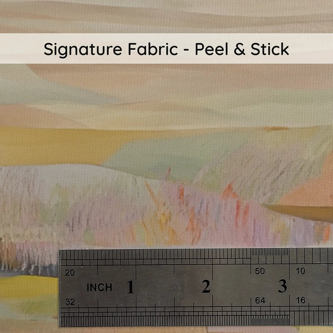 Fabric texture close-up of Pastel Abstract Crayon Texture Wallpaper Mural by Whimsy Tots