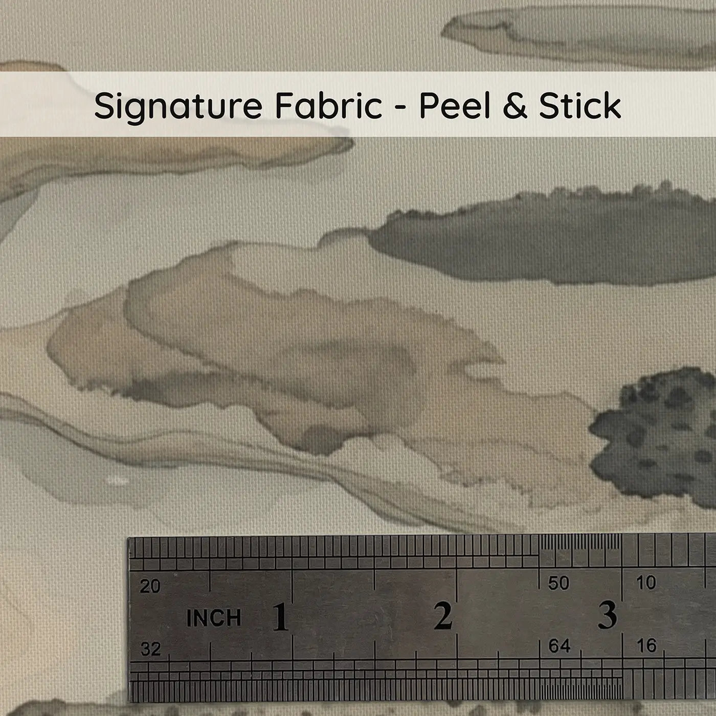 Fabric texture close-up of Abstract Ink Archipelago Wallpaper Mural by Whimsy Tots
