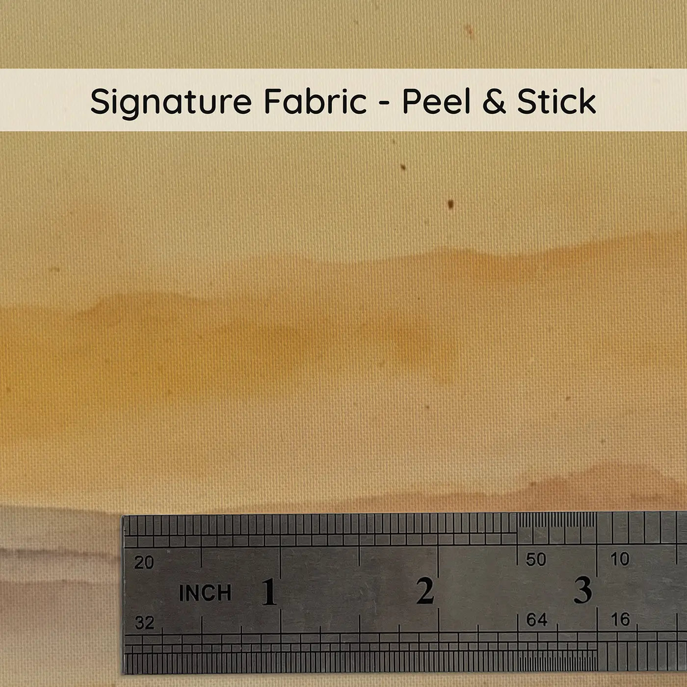 Fabric texture close-up of Watercolor Sunrise Abstract Warm Wallpaper Mural by Whimsy Tots
