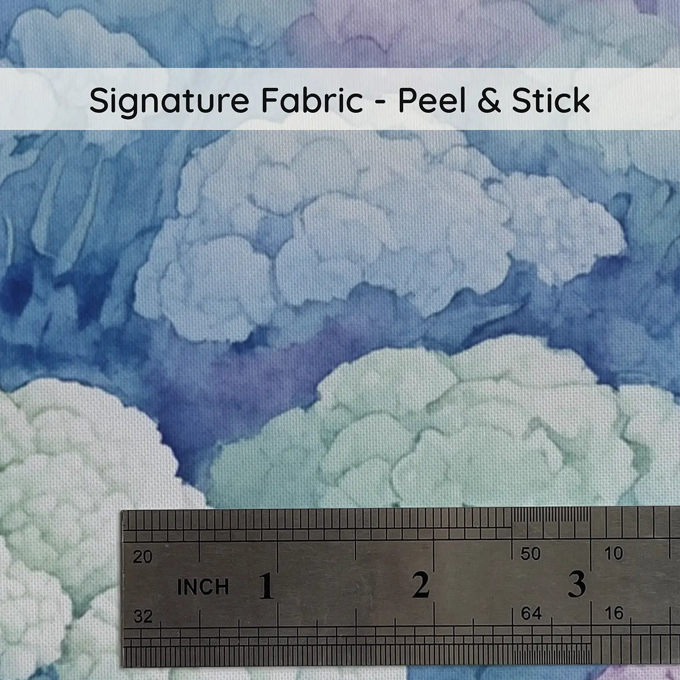 Fabric texture close-up of Soft Pigment Bloom Abstract Wallpaper Mural by Whimsy Tots