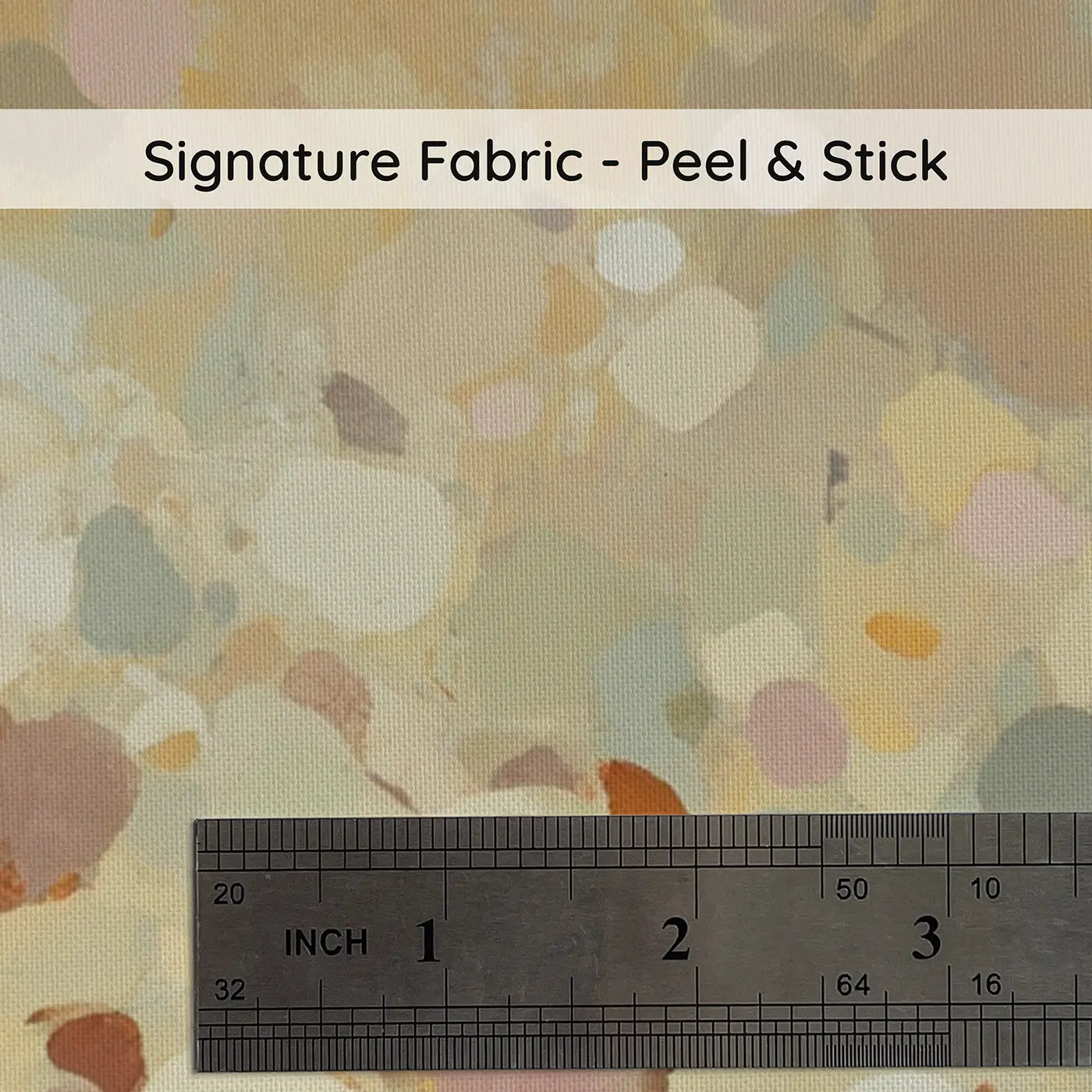 Fabric texture close-up of Soft Terrazzo Confetti Wallpaper Mural by Whimsy Tots
