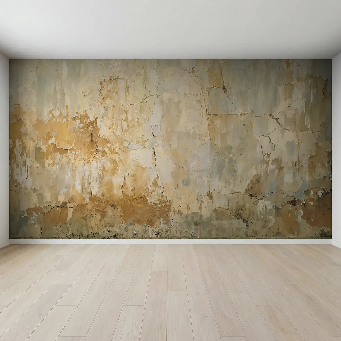 Full view of Mediterranean Plaster Wall Wallpaper Mural by Whimsy Tots