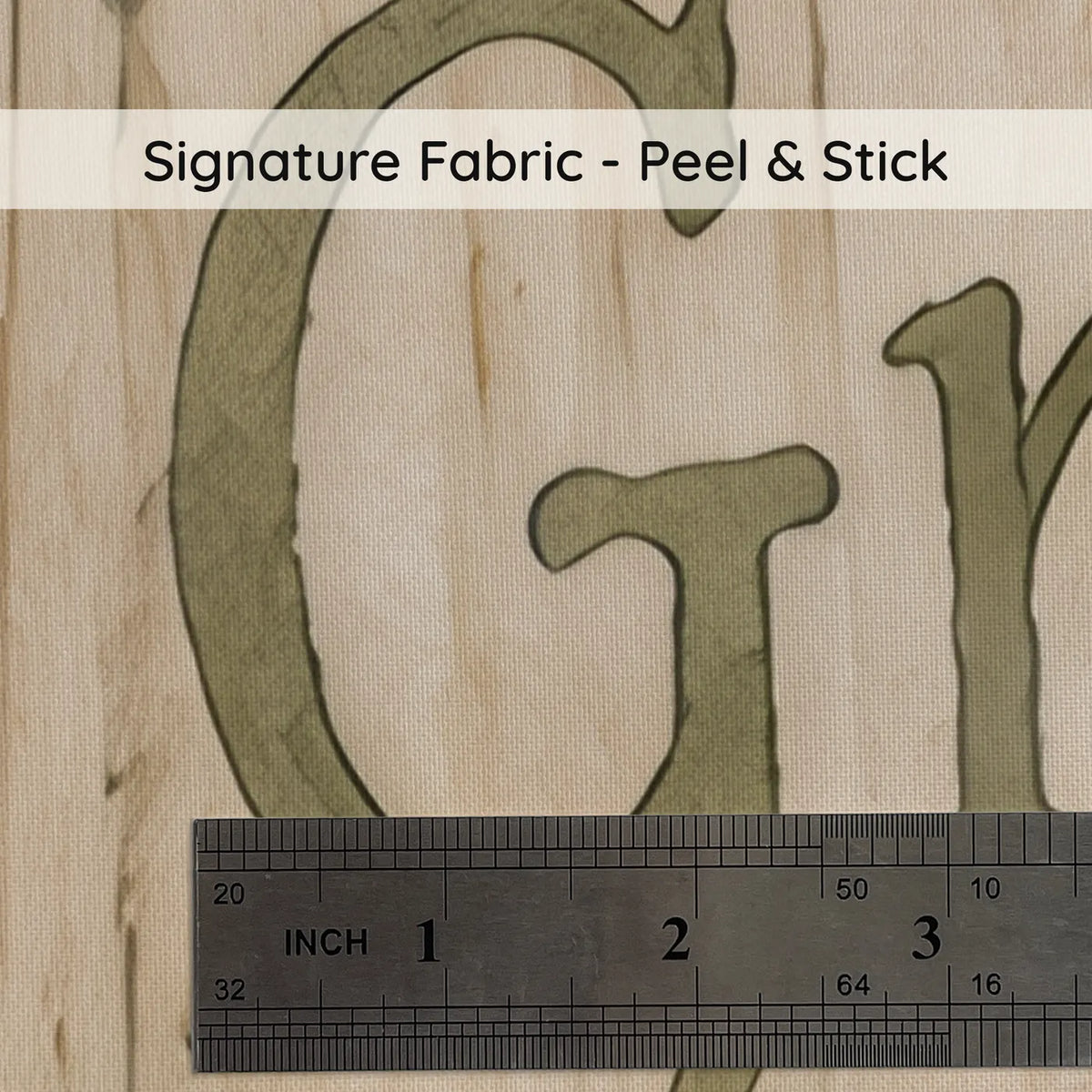 Storybook personalized wall mural of two birds at a name birdhouse, name close-up at true size, by Whimsy Tots