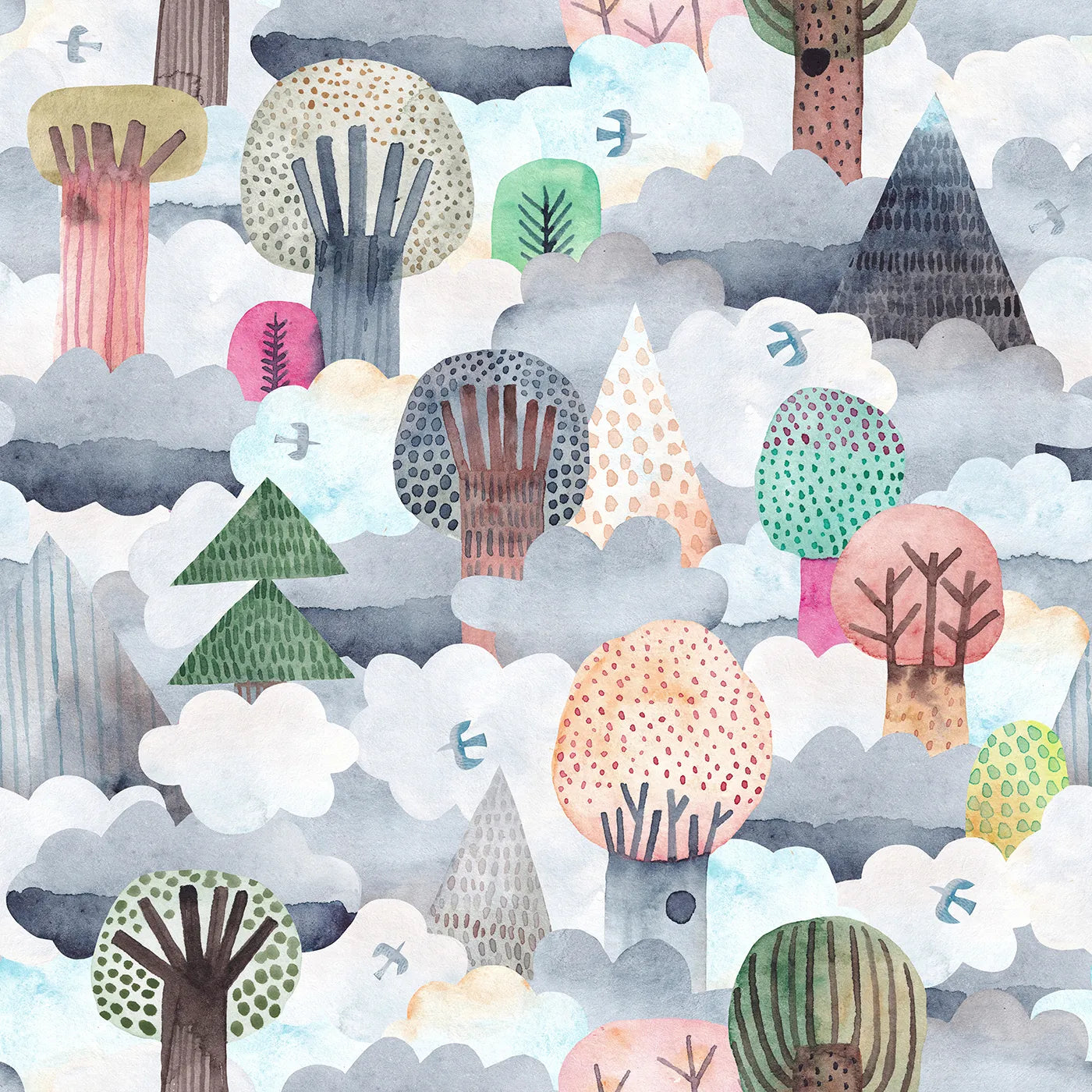 A Forest Floating in a Dreamy Sky