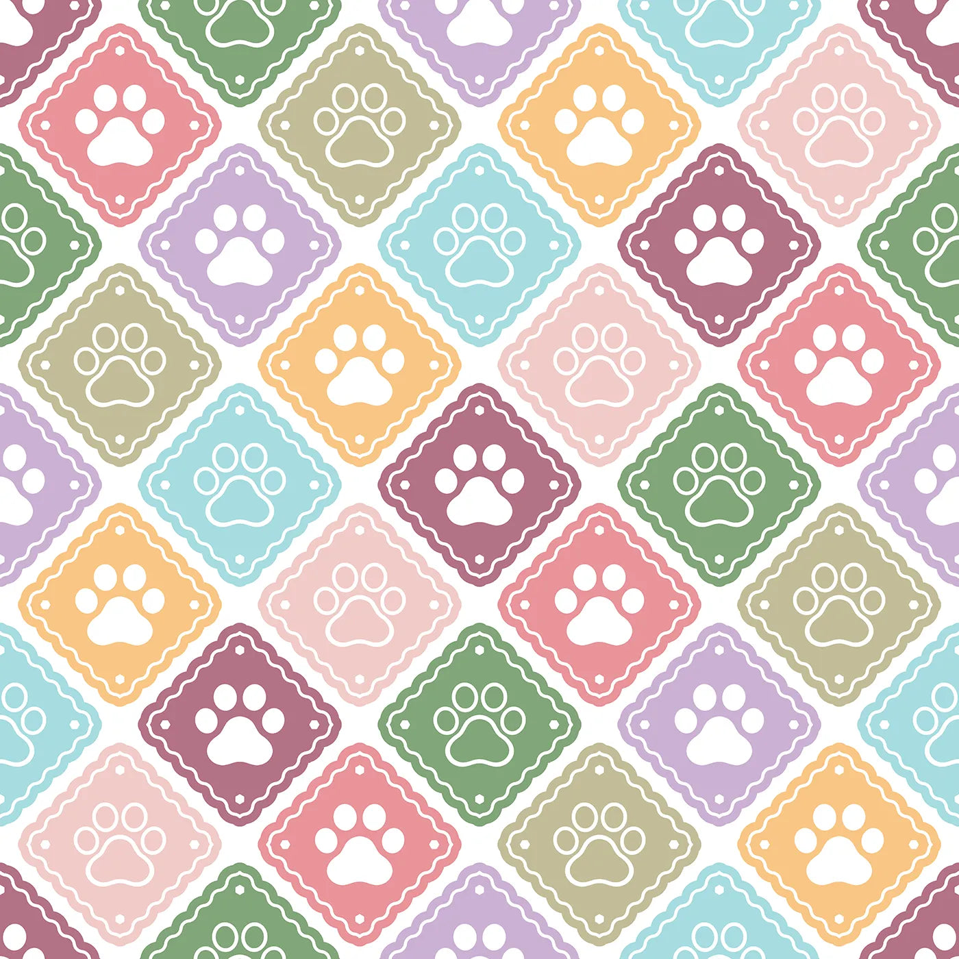 A Cheerful Quilt of Paws-itive Vibes