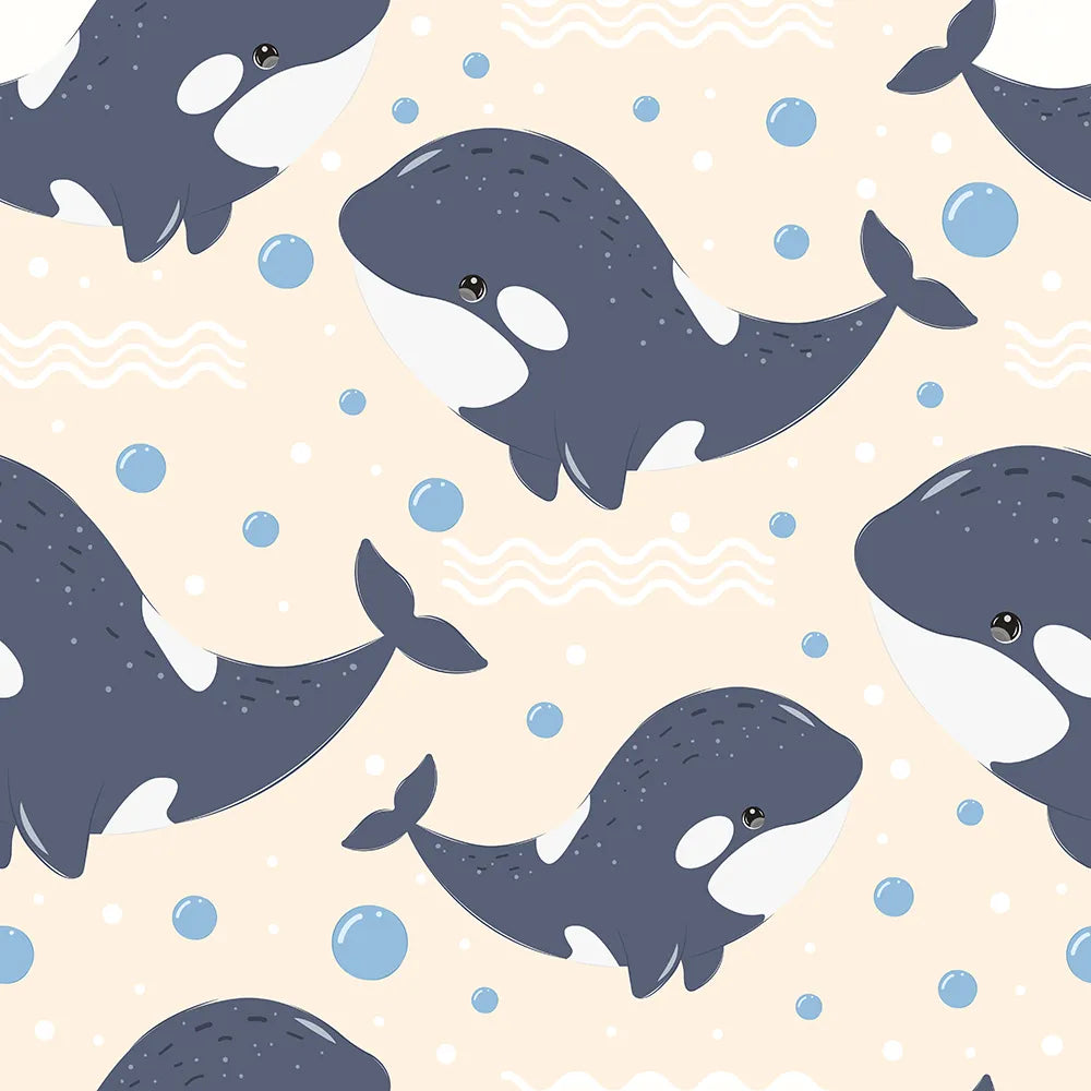 Where Happy Orcas Glide Through Calm Waters