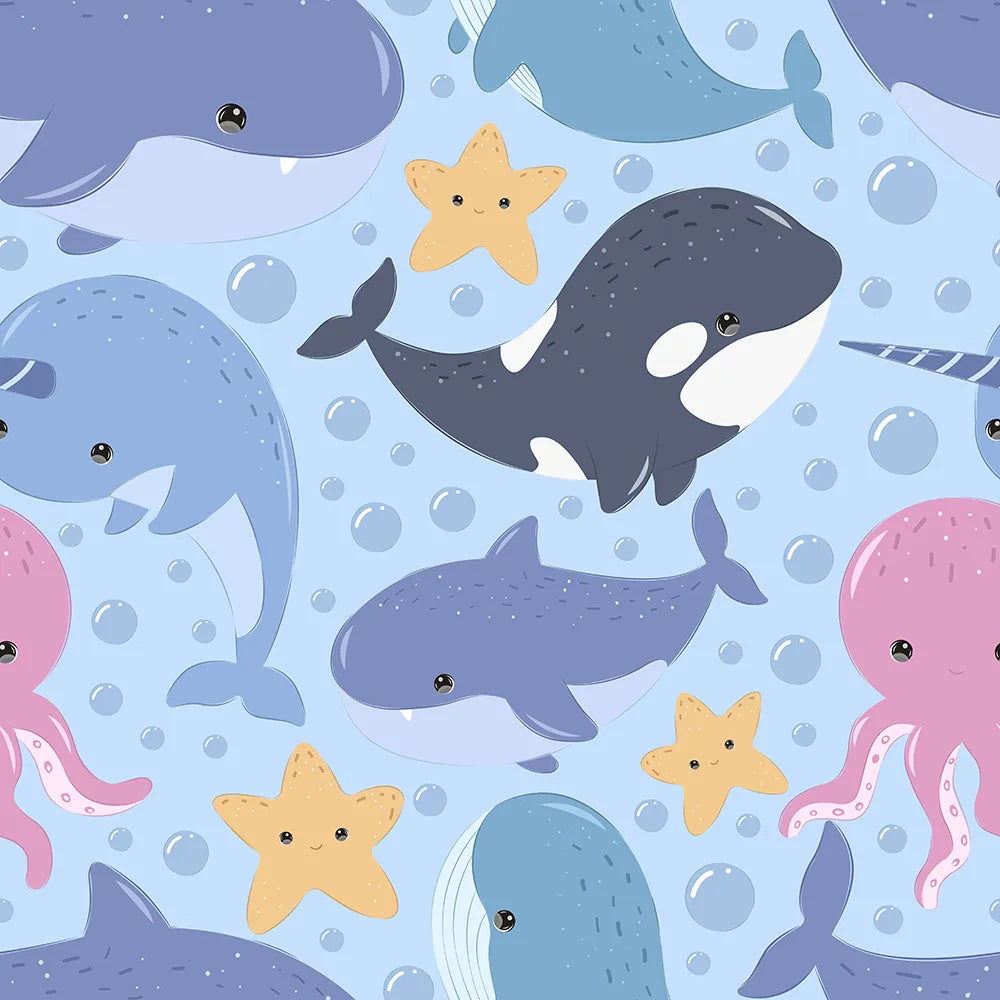 Where All the Ocean Friends Swim and Explore