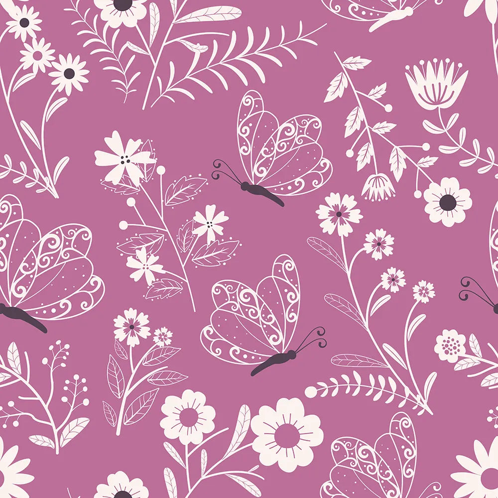 Where Butterflies Dance Among the Blooms