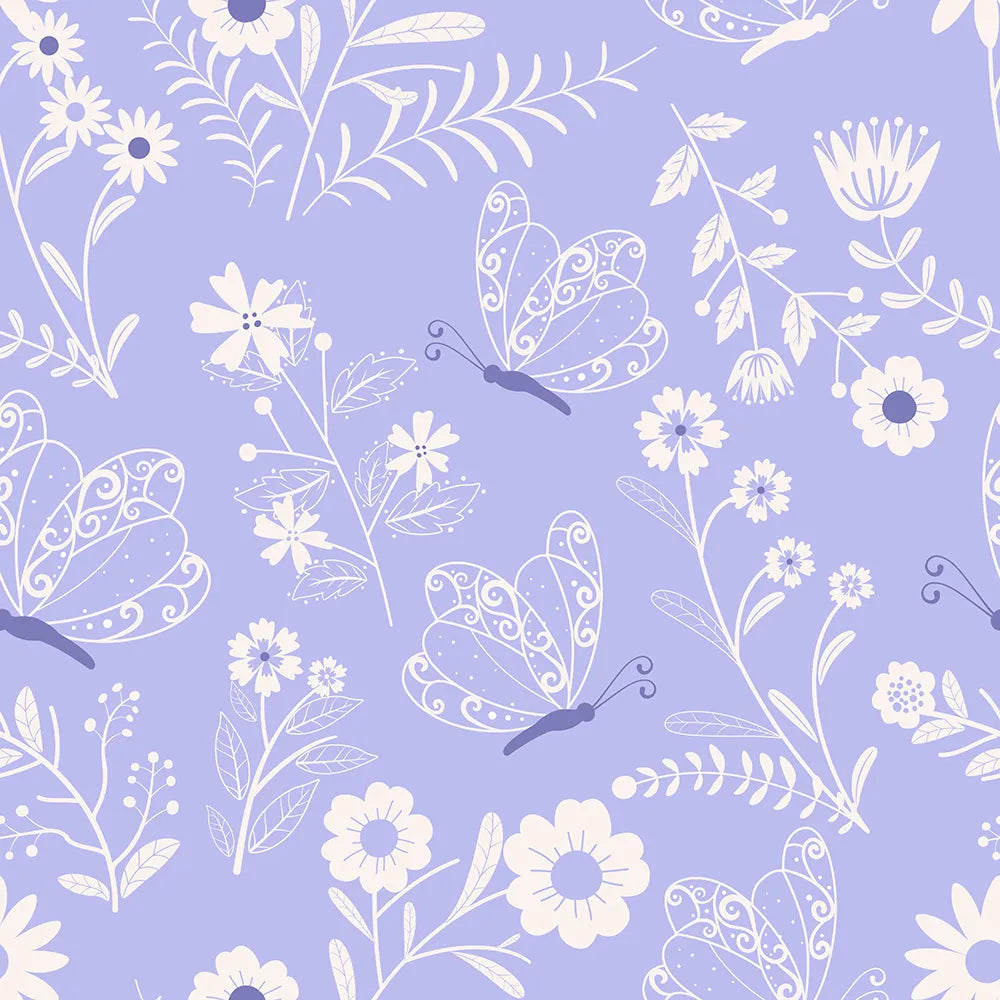 Where Butterflies Dance in a Lavender Garden