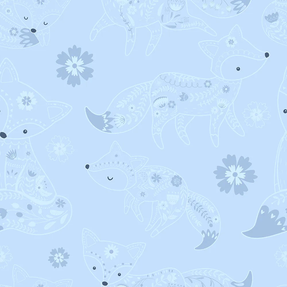 Where Foxes Play Under a Blue Sky