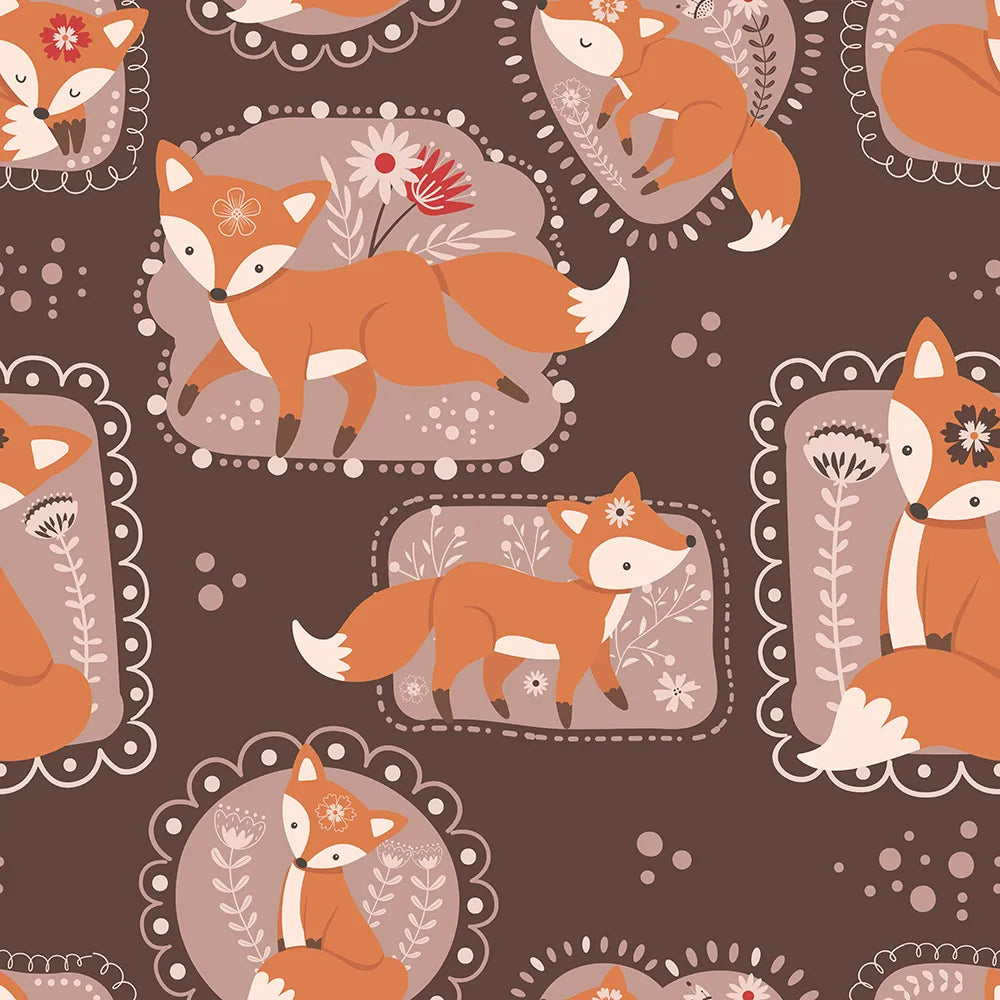 Where Sweet Foxes are Framed by Flowers