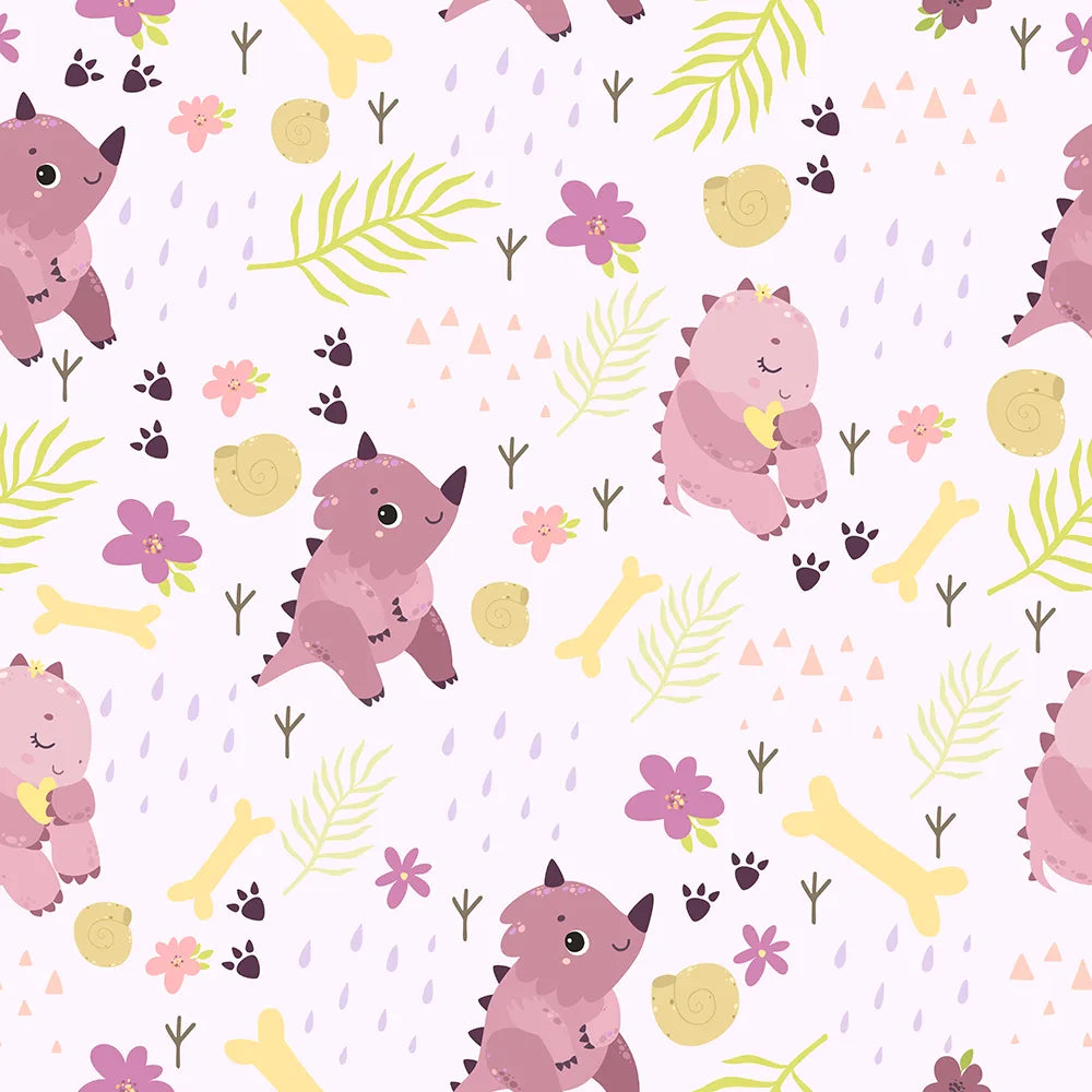 Where Dinosaurs Play in a Lavender Field