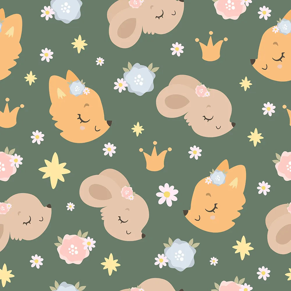 Where Woodland Friends Hop in a Minty Field