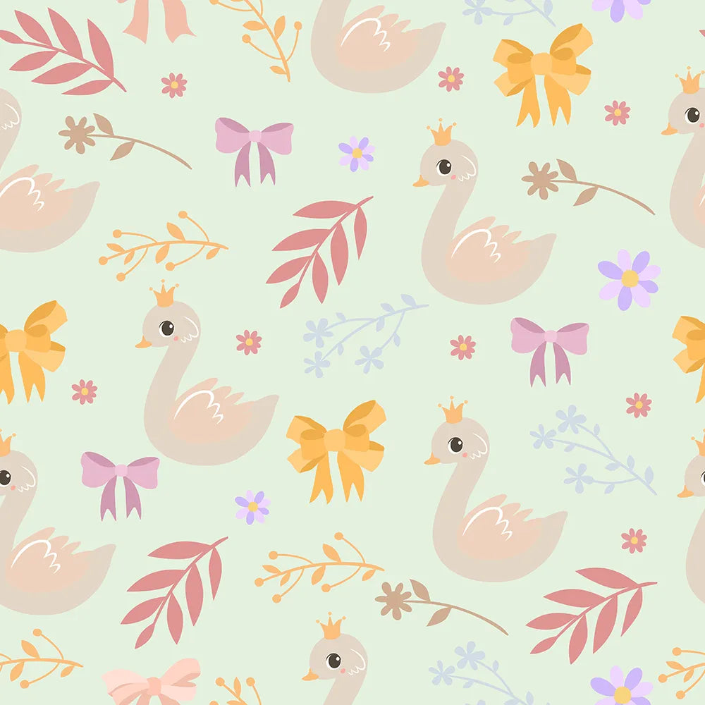 Where Graceful Swans Gently Glide