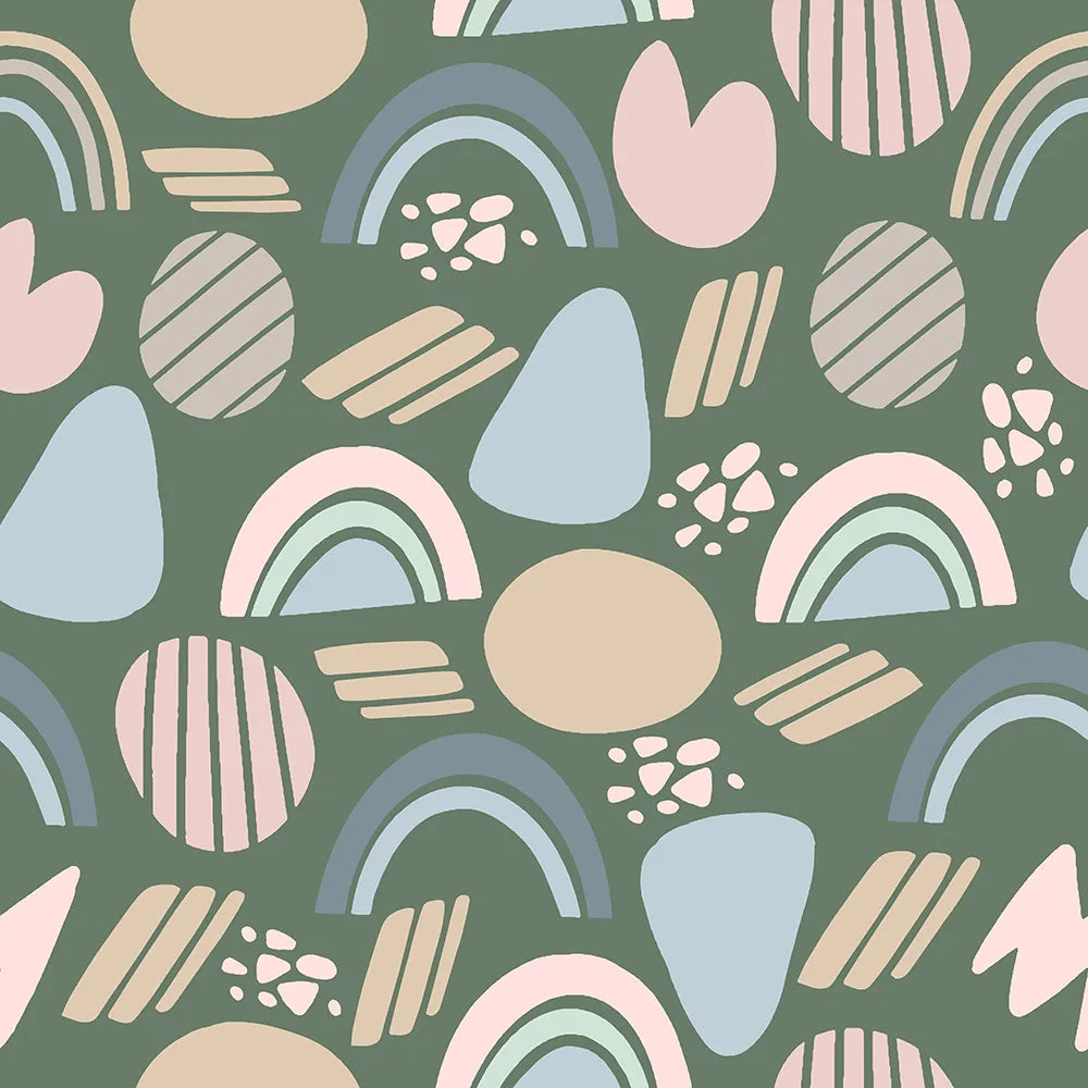 Where Little Rainbows and Playful Shapes Dance