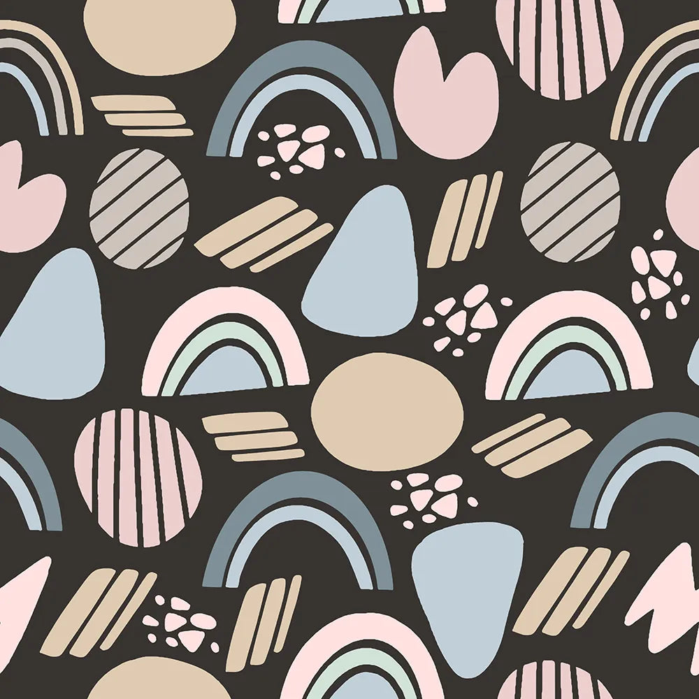 Where Little Rainbows and Playful Shapes Dance