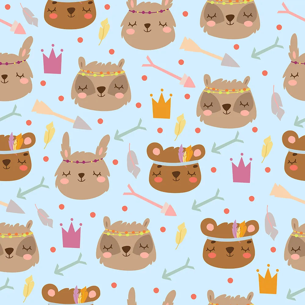 Where Woodland Friends Wear Feather Crowns