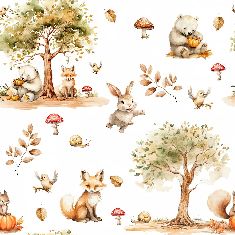 An Enchanted Forest Where Friends Gather