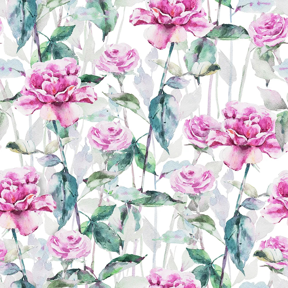 Where Pink and Blue Roses Gently Climb