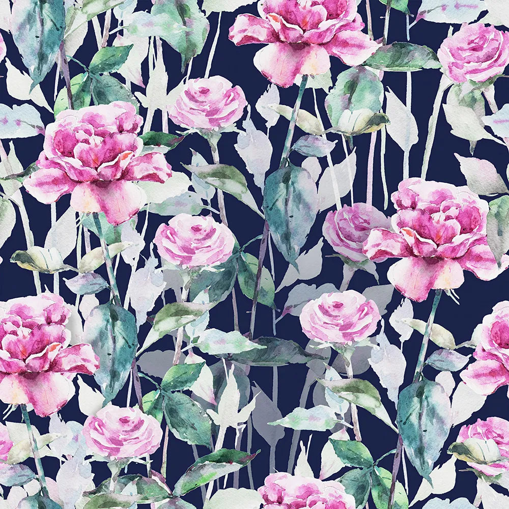 Where Pink and Blue Roses Gently Climb