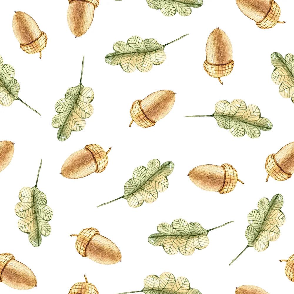 A Gentle Scatter of Acorns and Oak Leaves