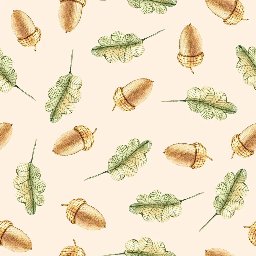 A Gentle Scatter of Acorns and Oak Leaves