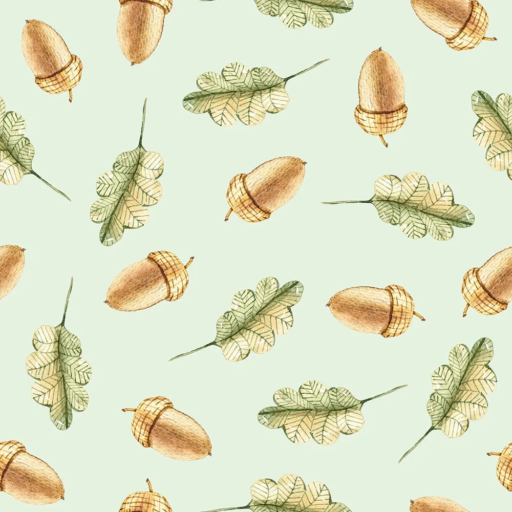 A Gentle Scatter of Acorns and Oak Leaves