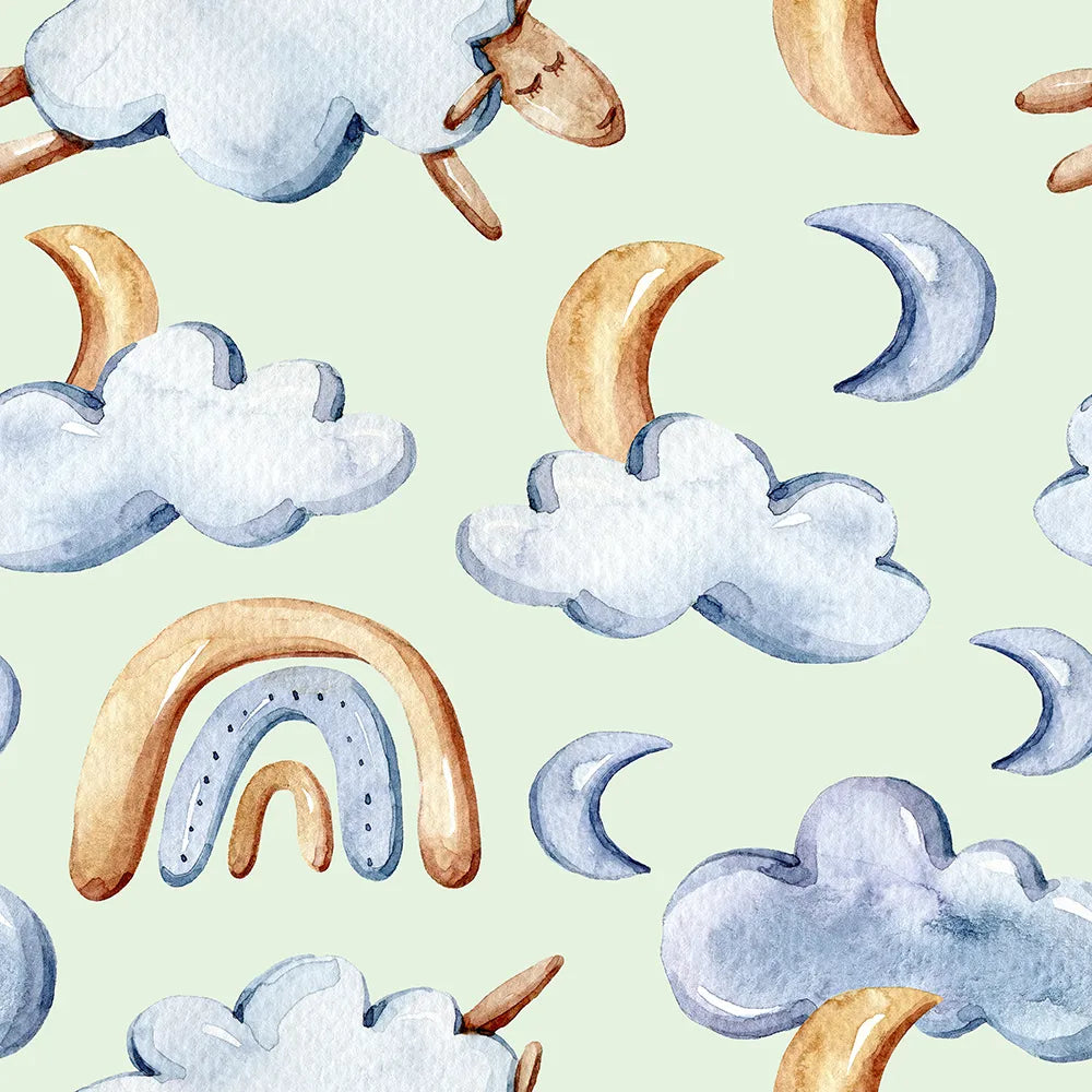 Where a Minty Moon Shines for Sleepy Sheep