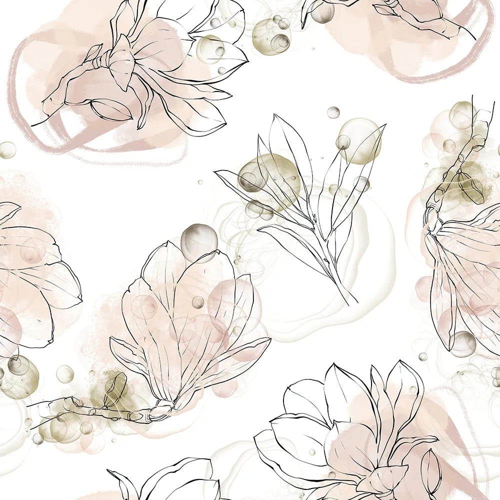 Where Abstract Bubbles and Blossoms Float