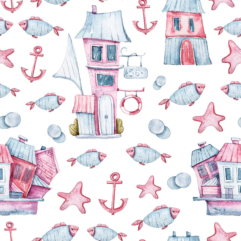 Where Quirky Houses and Fish Play