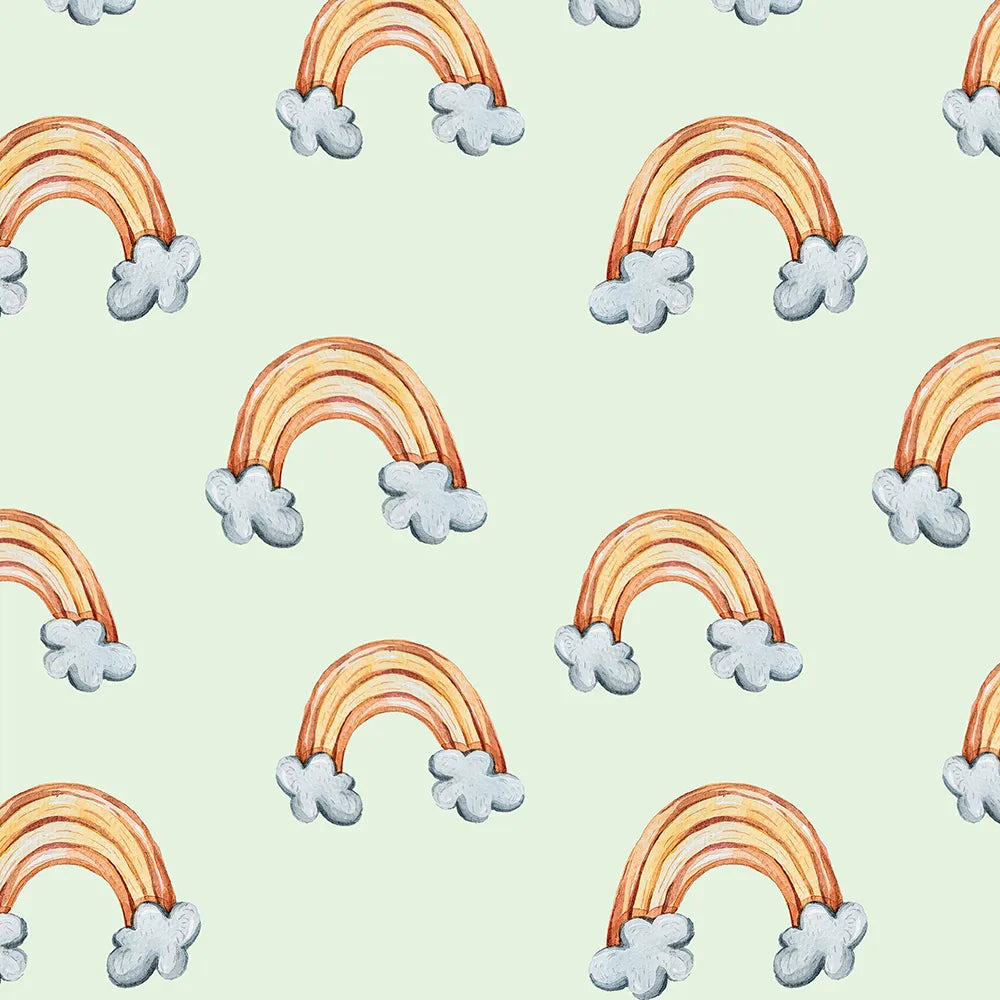 Where a Gentle, Minty Sky Shines with Rainbows