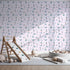 Front view of Whimsy Tots' Maritime Whimsy Wallpaper in Blush Pink