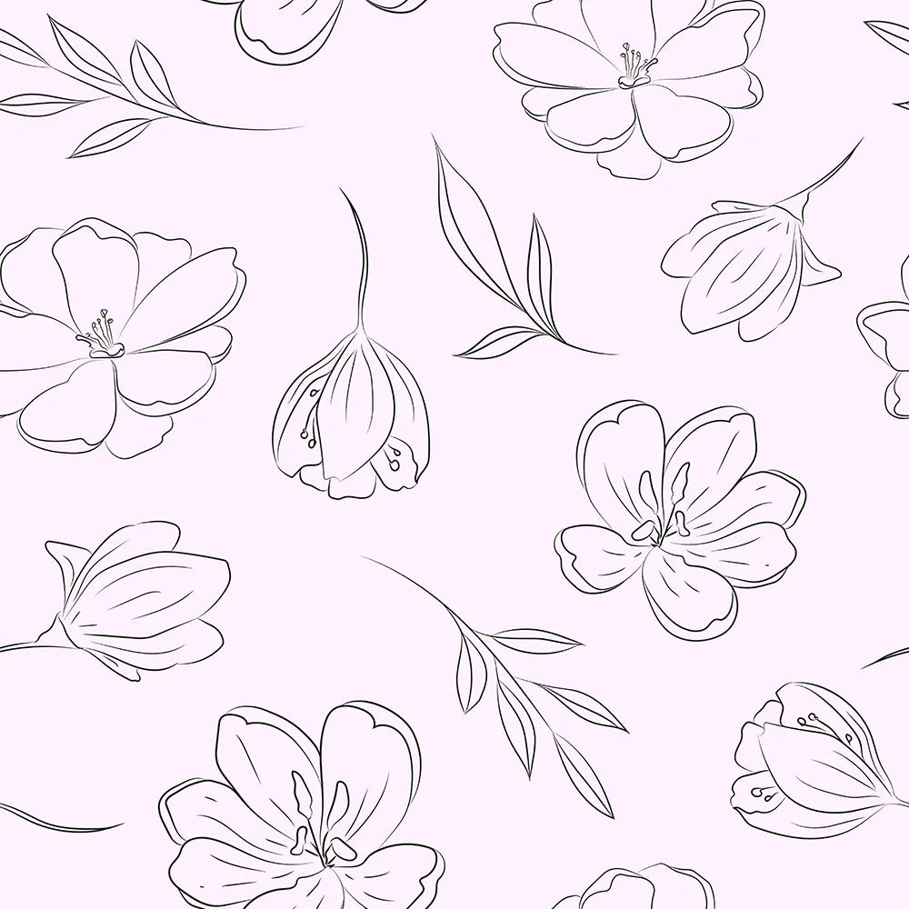 Where Delicate Blooms Dance on the Walls